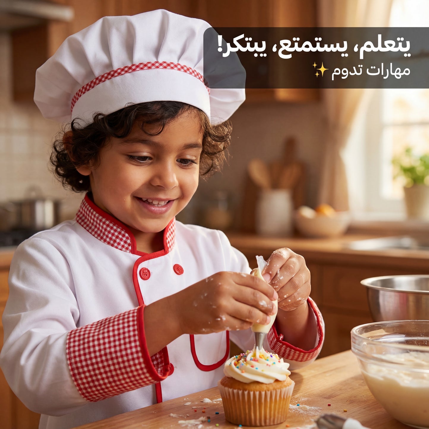 لبسة الشيف للأطفال